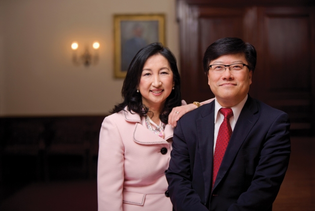 Dean Augustine M.K. Choi and Dr. Mary E. Choi