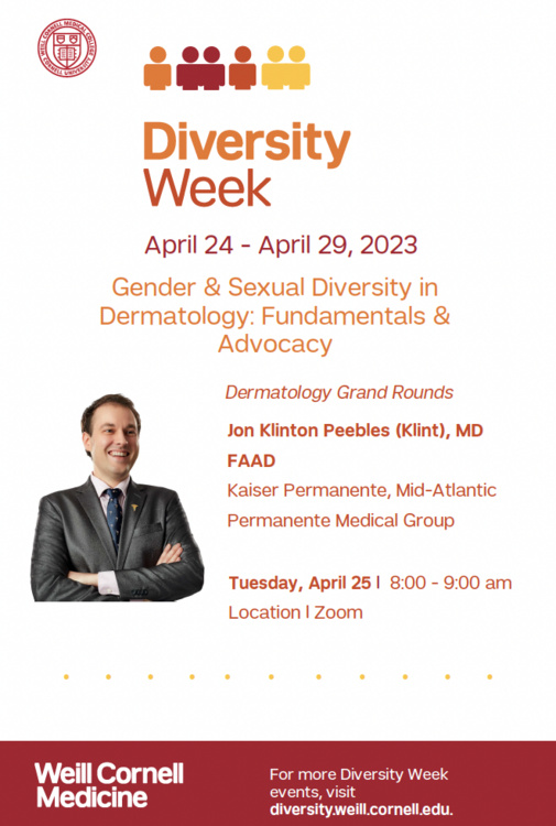 event flyer with headshot of Jon Klinton Peebles (Klint)
