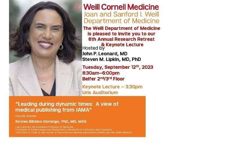 Invitation with photo of keynote speaker