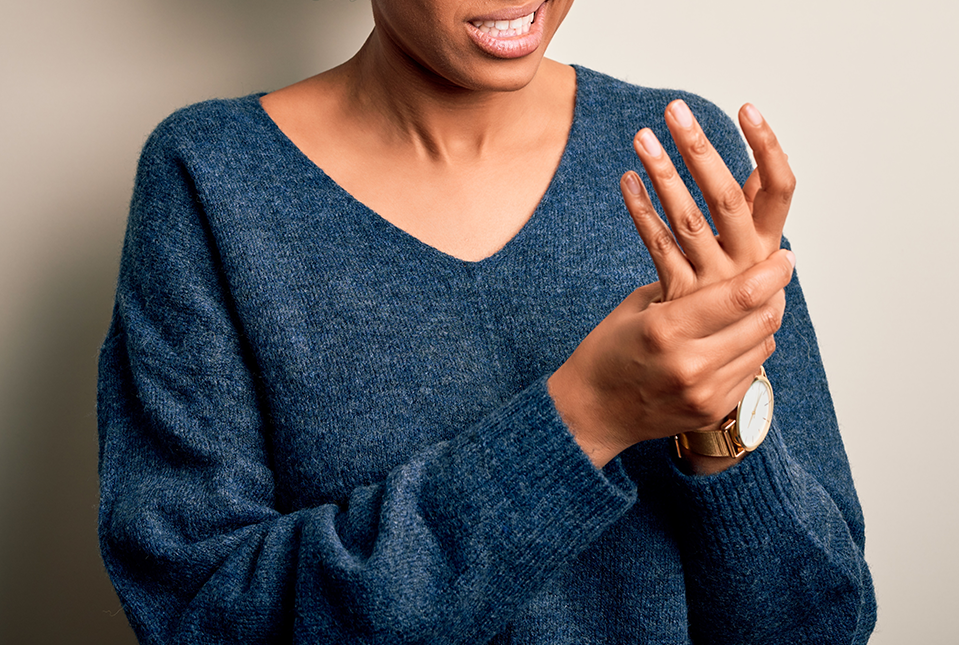 woman with neuropathy pain