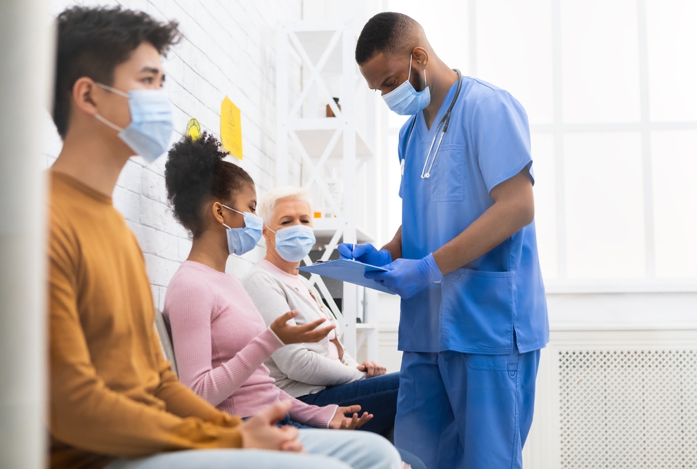 Patients of Various Ethnic and Racial Backgrounds In Hospital