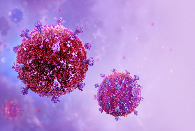 illustration of HIV