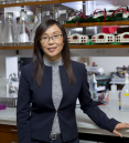 Dr. Li Gan in her lab