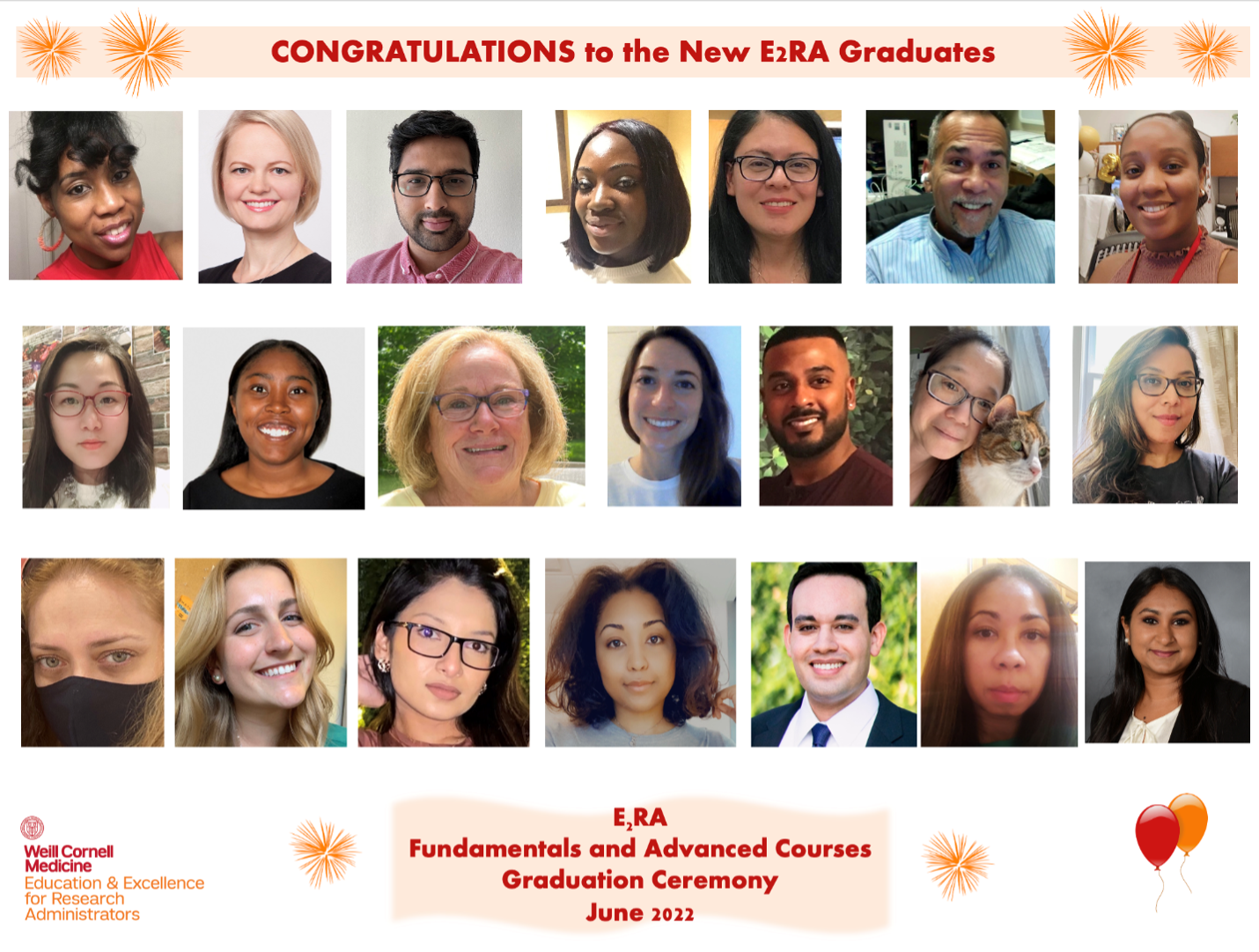 E2RA Graduates 15th cohort