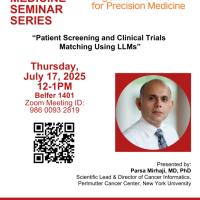 Event Image for Patient Screening and Clinical Trials Matching Using LLMs