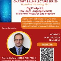 Event Image for ChatGPT & LLMS Lecture Series - Big Footprint: How Large Models Transforms Research and Practice 
